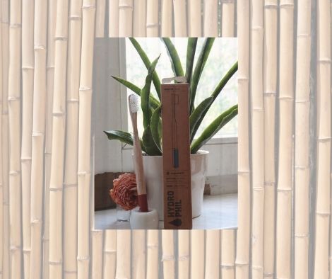 escova de dentes de bambu